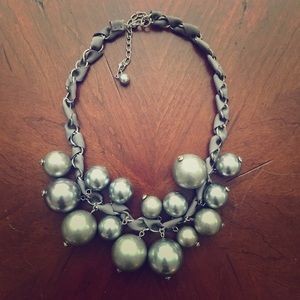 LOFT Silver Bauble Necklace